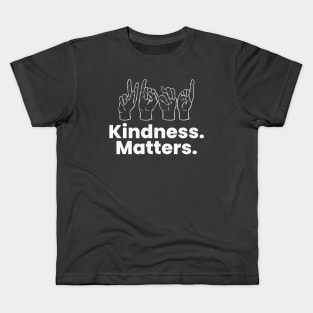 Kindness Matters ASL Kids T-Shirt